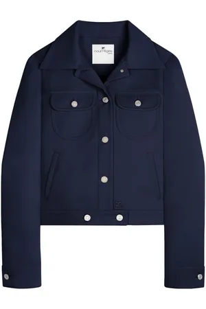 Courrèges Trucker button-fastening twill jacket