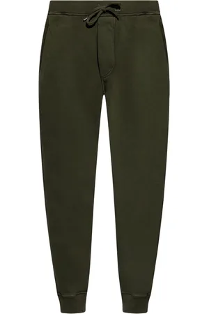 Dsquared2 Drop-crotch cotton track pants