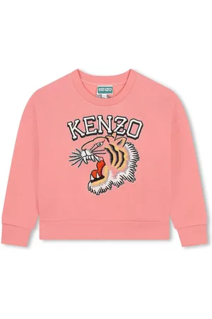 Kenzo Contrasting logo print sweatshirt