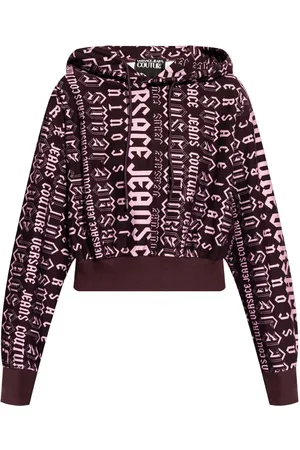 VERSACE Logo pattern hoodie sweatshirt