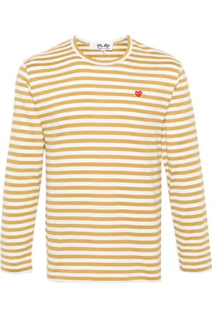 Comme des Garçons Mini heart striped T-shirt