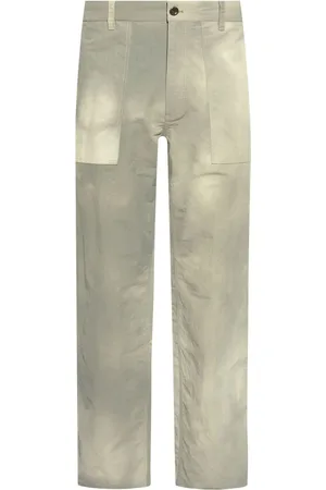Norse projects Bleached-effect straigh-leg trousers