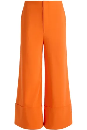 ALICE+OLIVIA Andra wide-leg cropped trousers