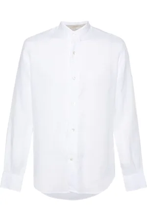 ELEVENTY Slub-texture linen shirt
