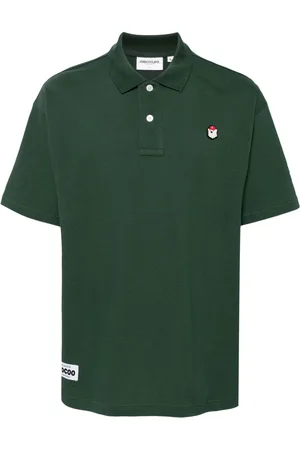 Chocoolate Logo-embroidered cotton polo shirt