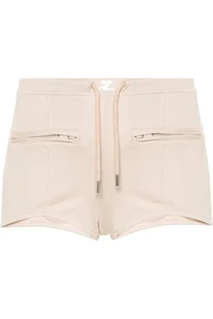 Courrèges Drawstring mini shorts