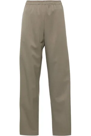 Maison Margiela Stripe-detail straight-leg trousers