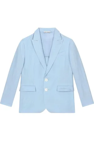 Dolce & Gabbana Single-breasted linen blazer