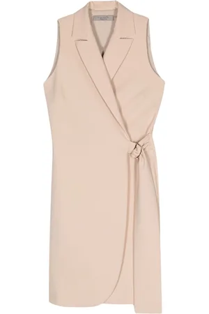 D.EXTERIOR Crepe wrap midi dress