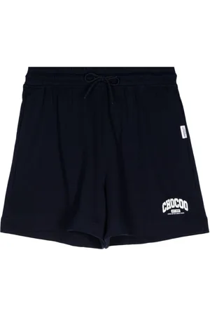 Chocoolate Logo-printed drawstring shorts