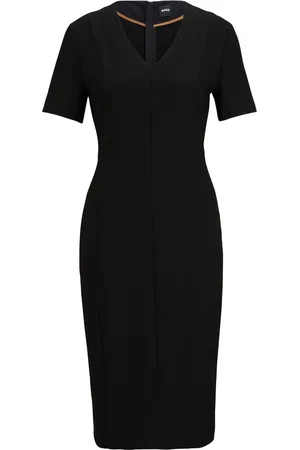 HUGO BOSS Damaisa V-neck minidress