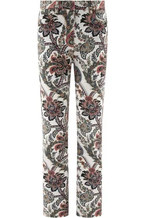Etro Paisley-print straight-leg jeans