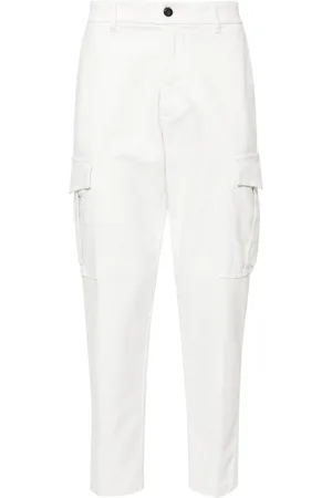 ELEVENTY Pressed-crease cargo pants