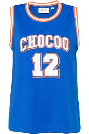 Chocoolate Logo and number tank top