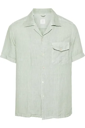 ELEVENTY Short-sleeve linen shirt