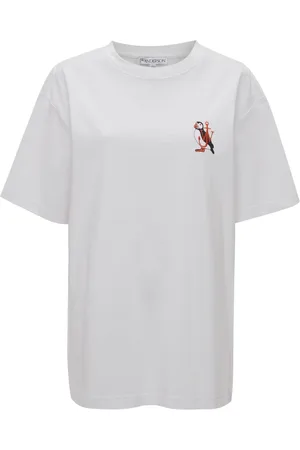 J.W.Anderson Canary-embroidery T-shirt
