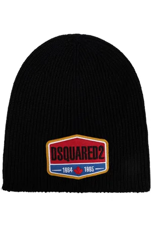 Dsquared2 Logo-appliqué wool beanie