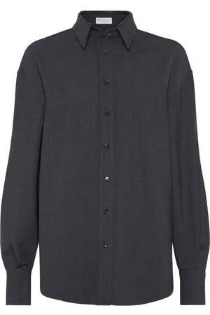 Brunello Cucinelli Monili-detail long-sleeve shirt