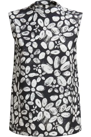 Marni Floral-print sleeveless top