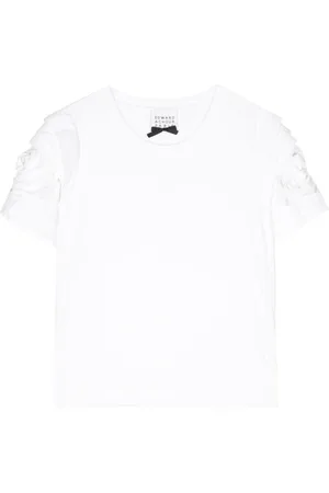 Edward Achour Paris Gathered short-sleeve T-shirt