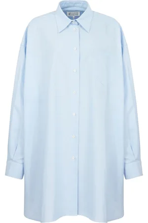 Maison Margiela Drop-shoulder cotton shirt