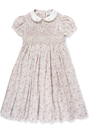 Sarah Louise Floral-print cotton dress