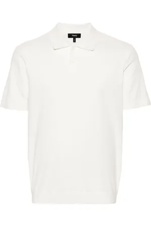 THEORY Goris knitted polo shirt