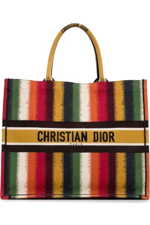 Dior 2020 Large Striped Book tote bag