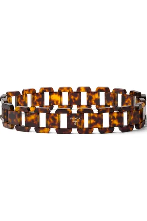 Prada Tortoiseshell-effect chain-design belt