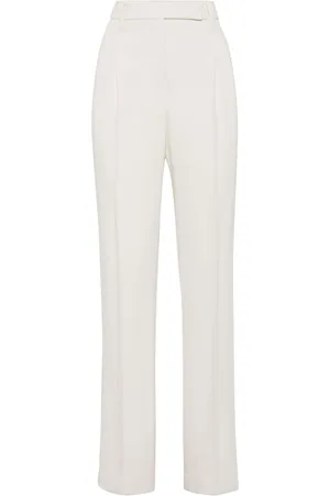 Brunello Cucinelli High-waisted tailored trousers