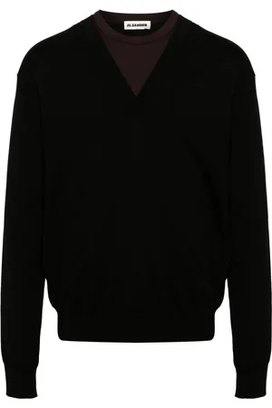 Jil Sander Layered virgin wool-blend jumper