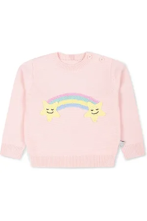 Stella McCartney Appliqué-detail knitted jumper