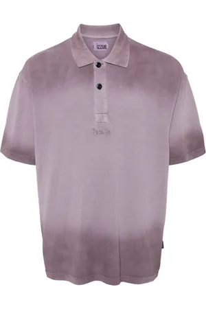 Izzue Logo-embroidered cotton polo shirt