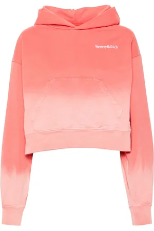 Sporty & Rich Seir logo-embroidered hoodie