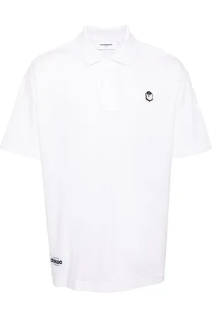 Chocoolate Logo-embroidered cotton polo shirt