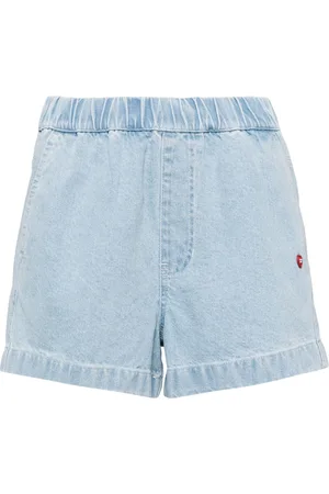 Chocoolate Logo patch high-rise shorts