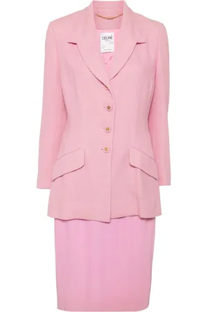 Céline 1990-2000s wool skirt suit