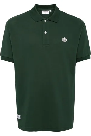 Chocoolate Logo-patch cotton polo shirt