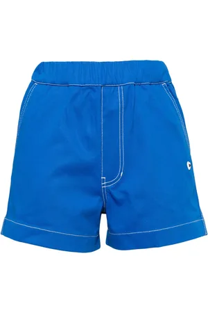 Chocoolate Contrasting trim mid-rise shorts