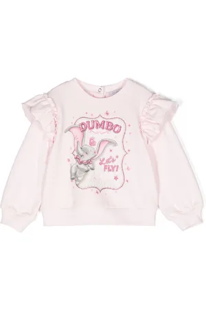 MONNALISA Romantic Circus dumbo-print sweatshirt