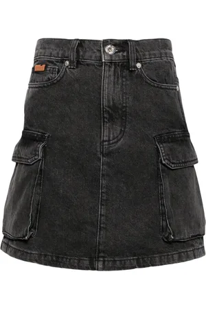 Chocoolate Cargo denim skirt