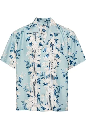 BODE Bamboo Forest leaf-print shirt