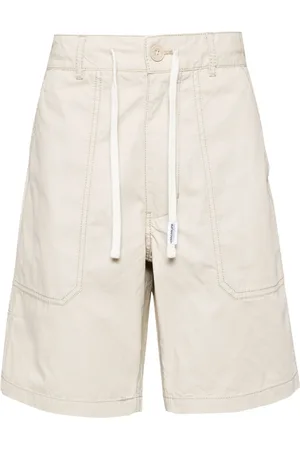 Chocoolate Drawstring-waist cotton shorts