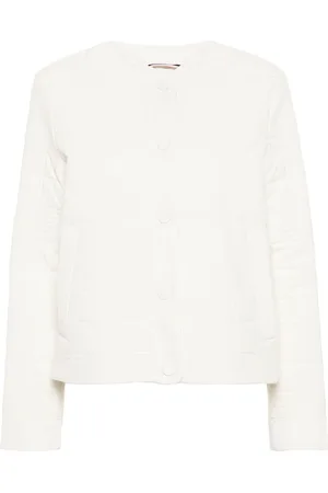 HUGO BOSS Check-pattern padded jacket