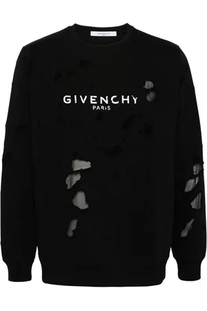 Givenchy Distressed logo-print sweatshirt