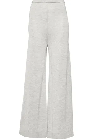 Totême Fine-knit palazzo pants
