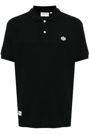 Chocoolate Logo-embroidered cotton polo shirt