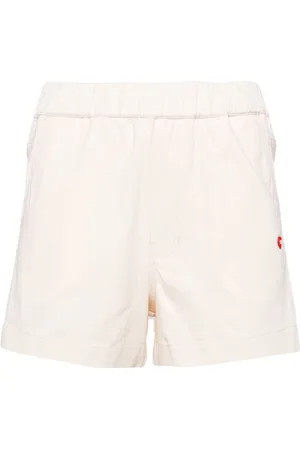 Chocoolate Contrasting trim mid-rise shorts