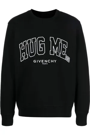Givenchy Embroidered-slogan cotton sweatshirt