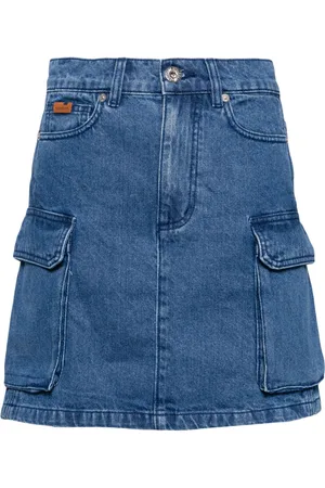 Chocoolate Cargo denim skirt